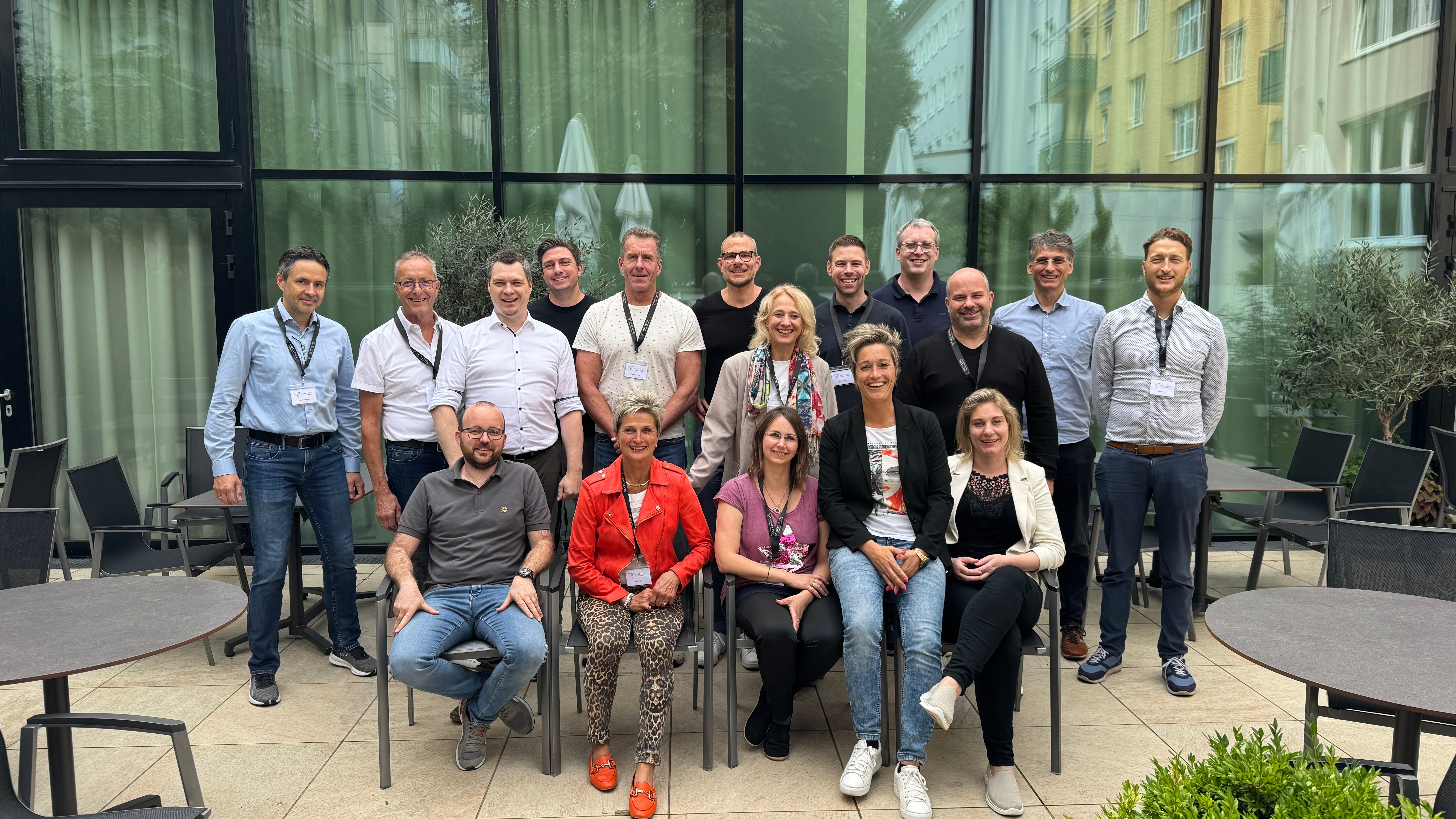 Vibeca Mitglieder bei einer Gruppenveranstaltung